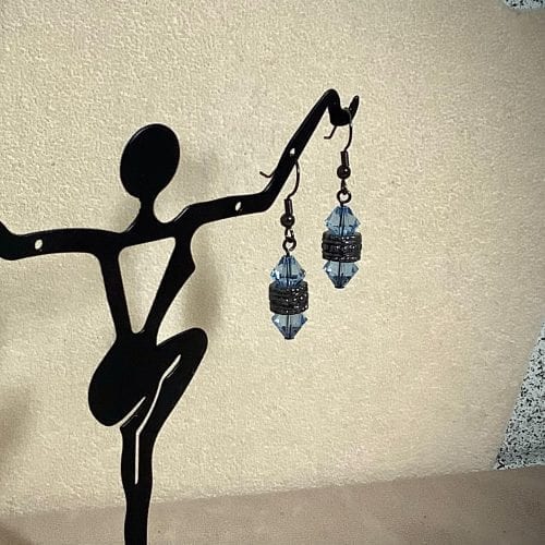 Clouds in the Sky - Light Sapphire Earrings