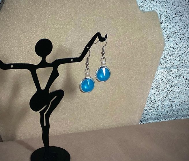 Clouds in the Sky - Summer Blue Earrings