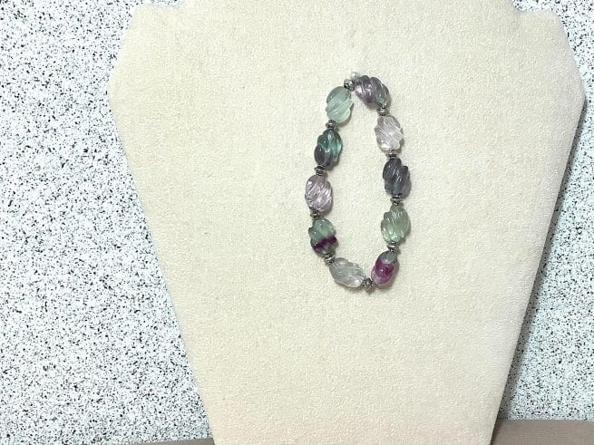 Cindy Larsen Traditional Indian Flair Rainbow Necklace