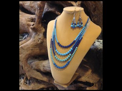 12. Gemstone-Colored, Color-Blocked Swarovski Pearls. SOLD 12. Gemstone-Colored, Color-Blocked Swarovski Pearls.
