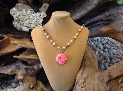 22. Mother-of-Pearl with Swarovski Crystals and Hibiscus Flower $44.95 22. Mother-of-Pearl with Swarovski Crystals and Hibiscus Flower